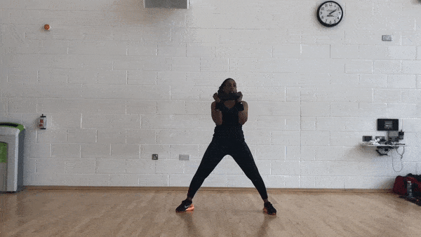 CX Worx: Squat with plate press variations