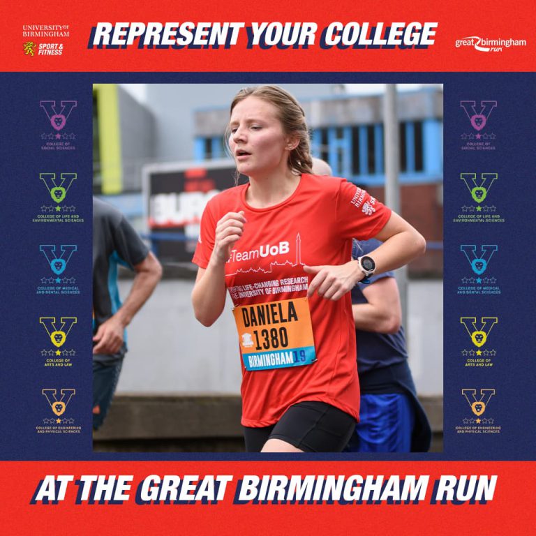 Represent your college at the Great Birmingham Run