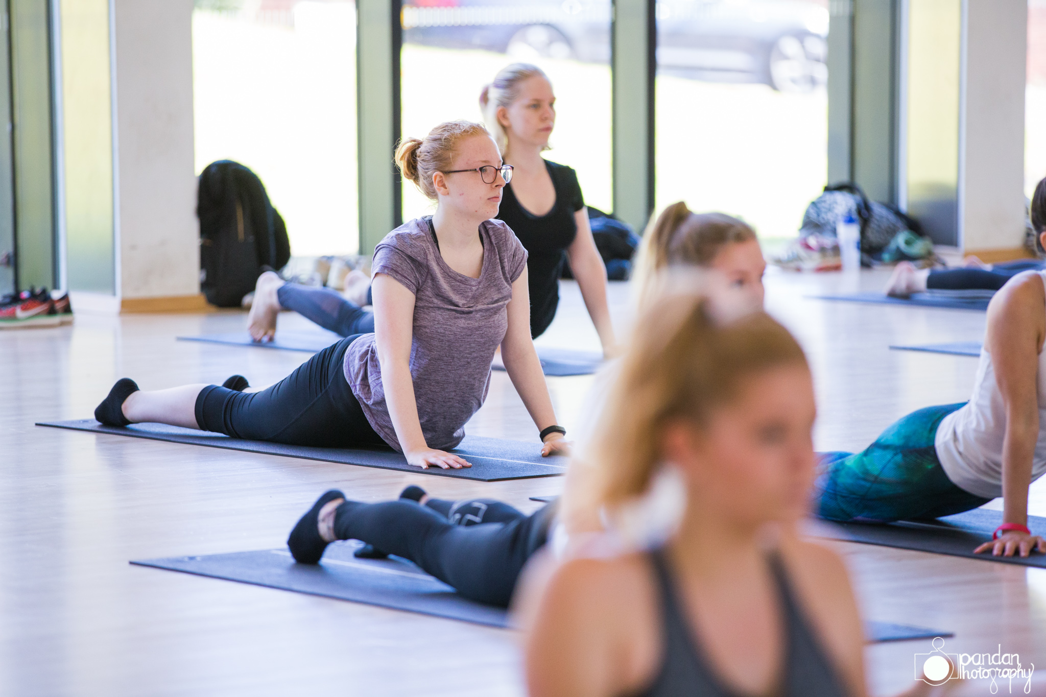 Students in a Yoga class at Active Residences