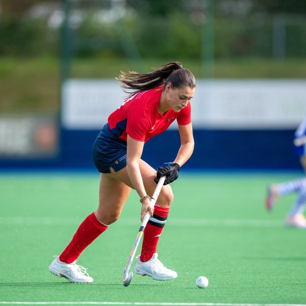 Millie Gigglio in action on the pitch