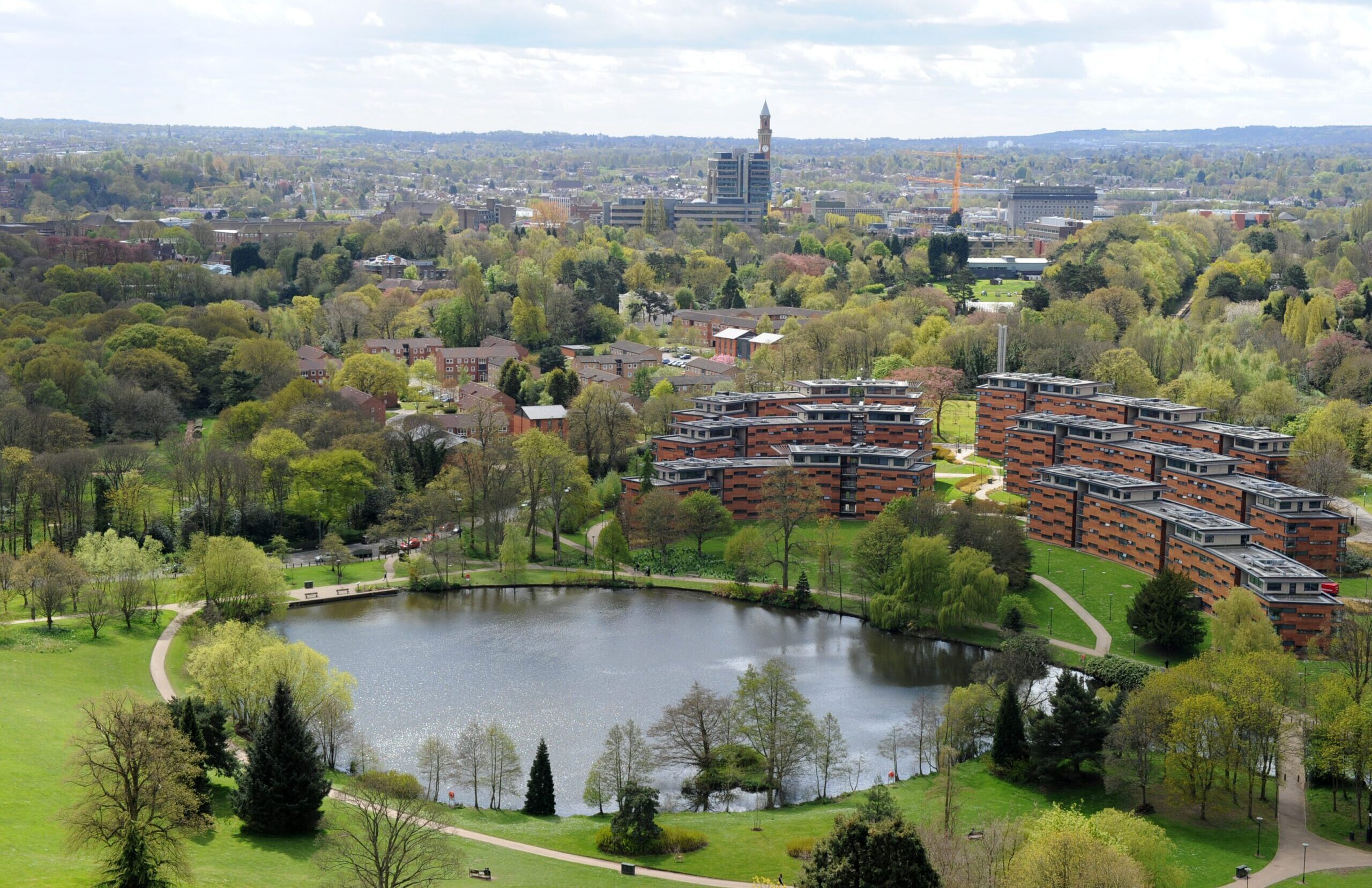 Aerial shot of the Vale