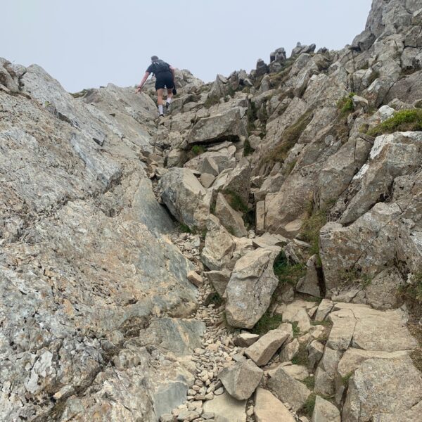 Image of climbing rocky cliffs