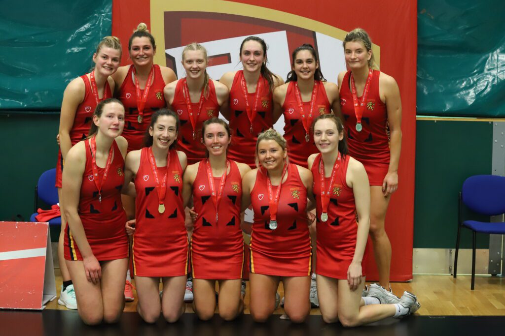 BUCS Women's 1 Squad group photo in UoB kit for BUCS