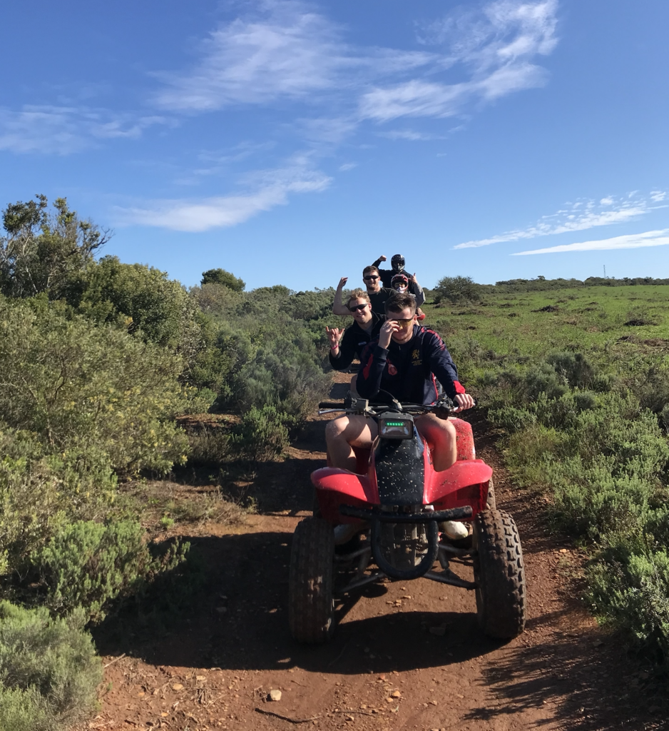 CLUB RIDING ON QUAD BIKE