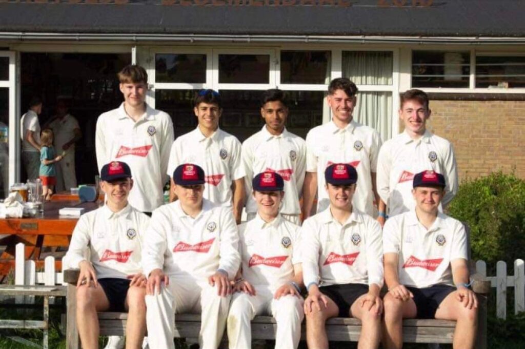A group photo of UoB's social cricket club - CricSoc