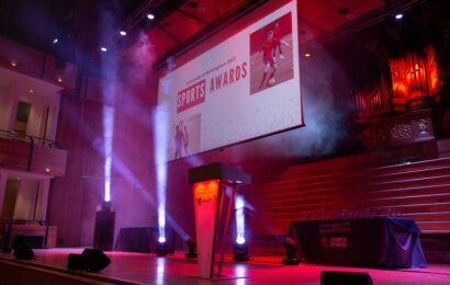 Stage at the Sports Awards 2023