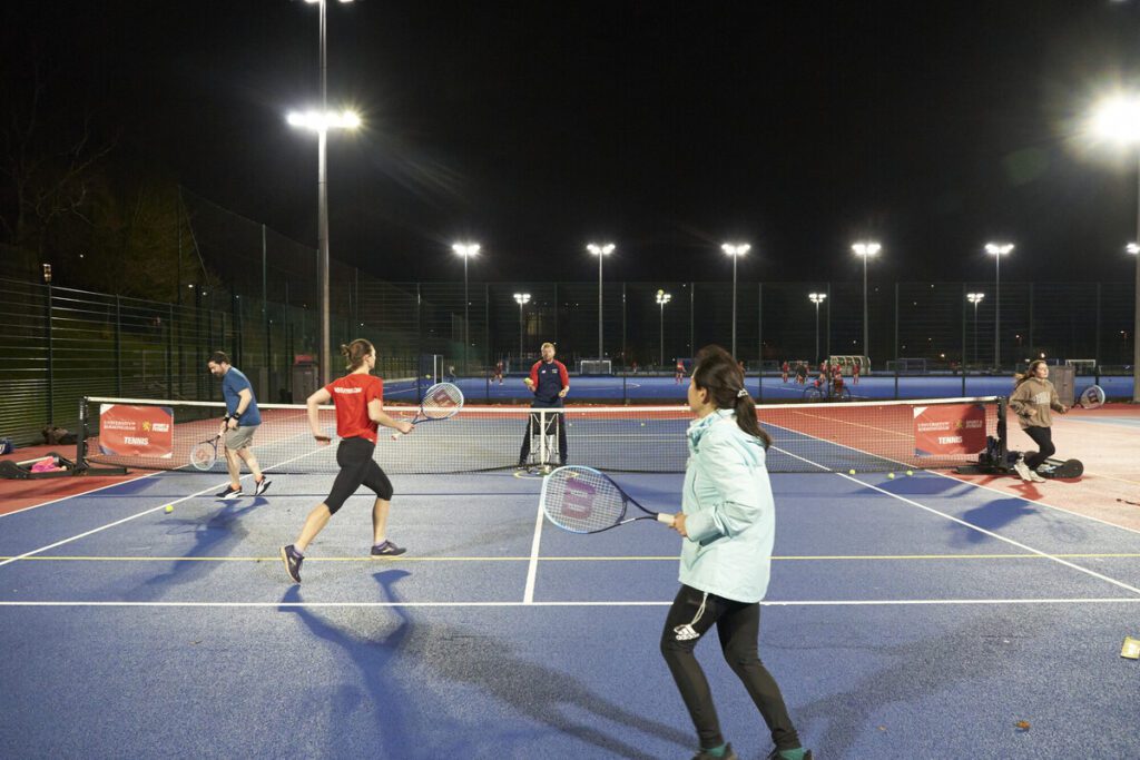 Individuals taking part in our Cardio Tennis sessions.