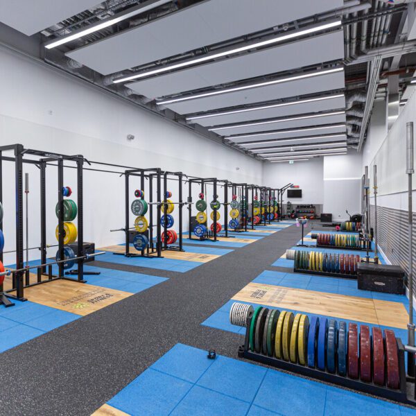 Lower level gym area in Sport & Fitness