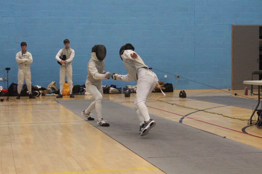 Fencing in Munrow Arena