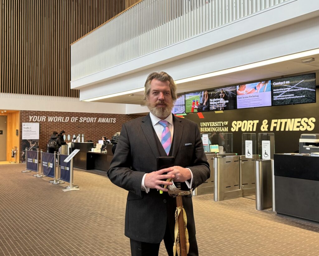 Brit challenge CEO Phil Packer, pictured in front of Sport & Fitness Reception