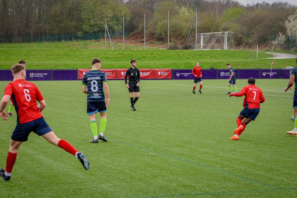 Men's Football on pitch