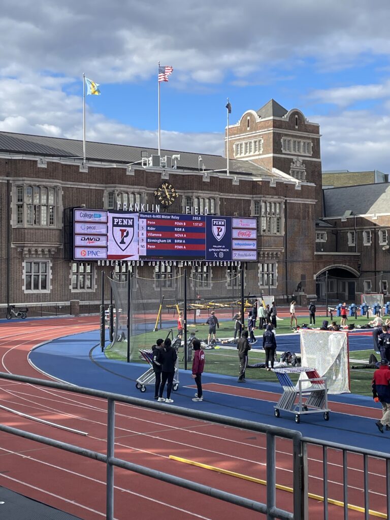 franklin field athletics track