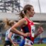 Abbie Ives running side shot
