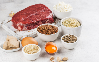 A mix of high iron foods (liver, eggs, grains)