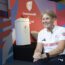 Penny Briscoe Pennie Briscoe at a table from ParalympicsGB