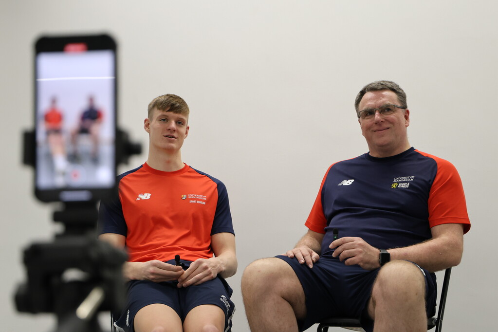 Gary Humpage and Ollie Morgan sat in an interview